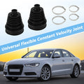 2pcs Universal CV Joint Boot with 4 Clamps CV Boot Repair Kit
