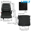 Fold Down Tractor Seat for Universal Forklift (Adjustable, Seatbelt)