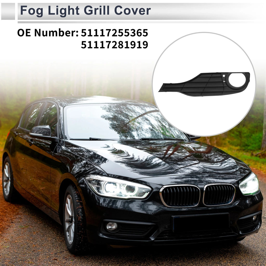 Left Front Fog Light Grill Replacement for BMW 320i (2013–2015)
