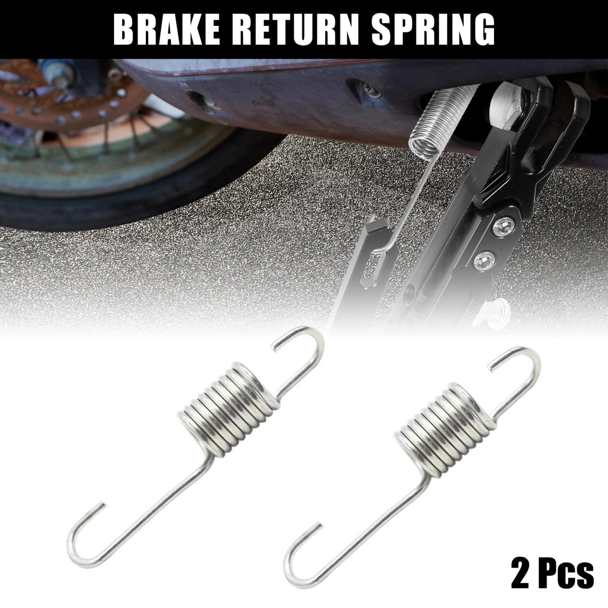 Brake Pedal Return Spring 2pc Metal for Honda CG125 (2007–2015)