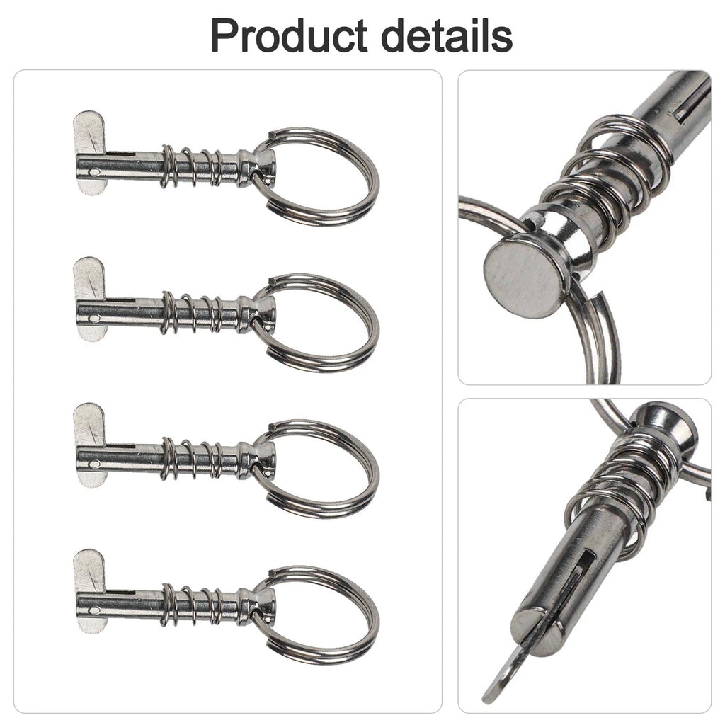 Spring Pins with Pull Rings for Boat Awning (Universal Fit)