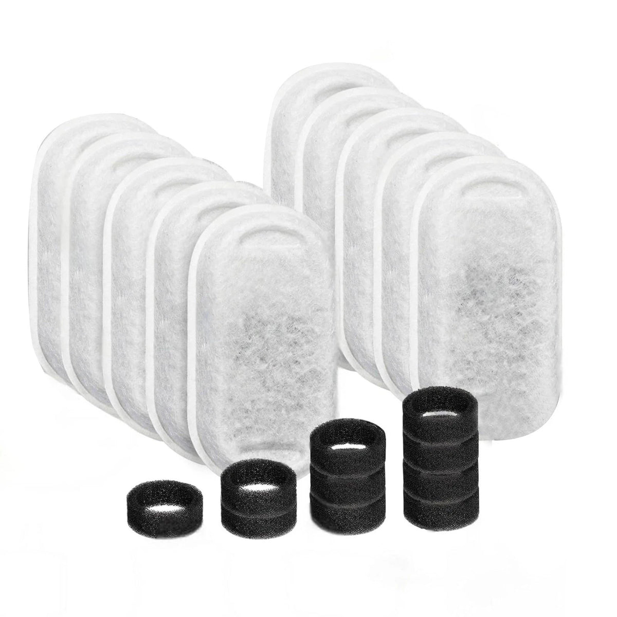 20PCS Water Fountain Filters for Pet Drinking Waterer Kit