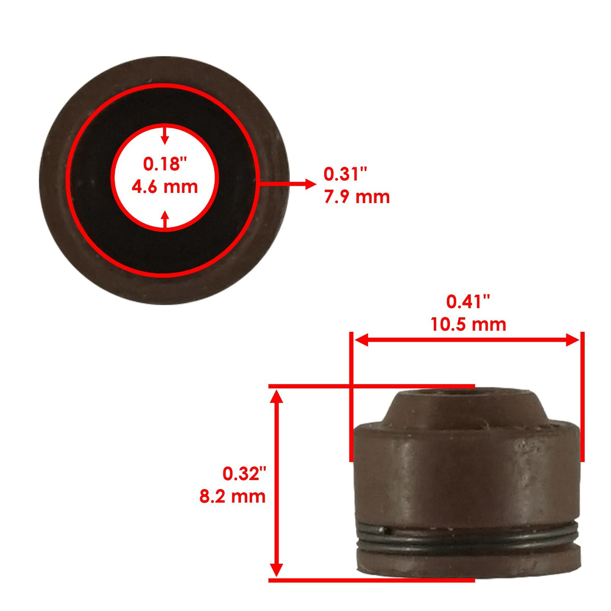 Cylinder Head Intake Exhaust Valve Kit for Honda CRF70F (2004–2012)