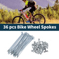 Bicycle Spokes Nipple Set 13G 94mm Steel Galvanized Universal (Universal)