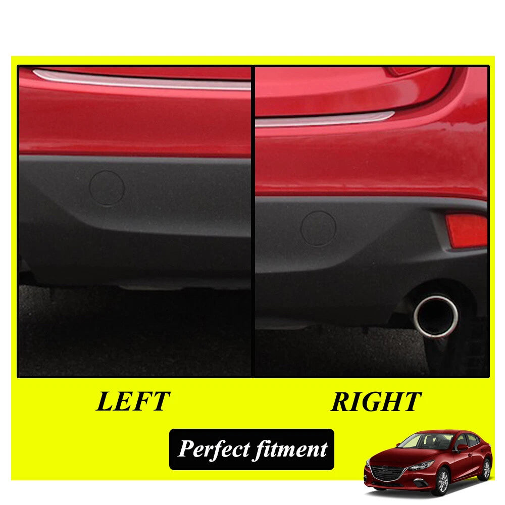 2X Rear Bumper Tow Hook Cover for Mazda 3 (2014–2016)