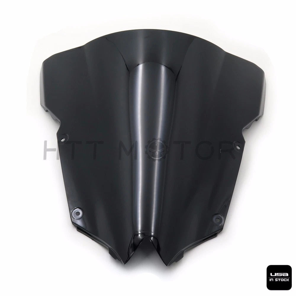 Double Bubble Windshield for Yamaha YZF R6 600 (2008–2016) Black