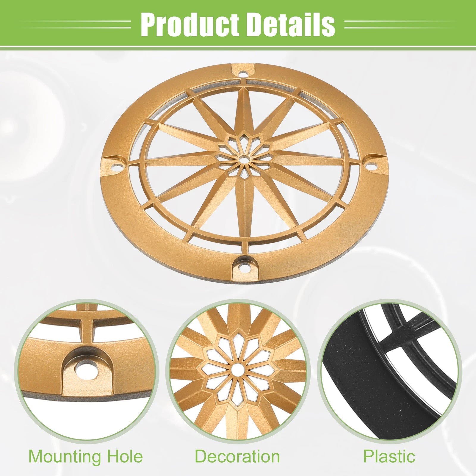 2pcs Speaker Grill Cover for Car Audio Subwoofer (Universal)