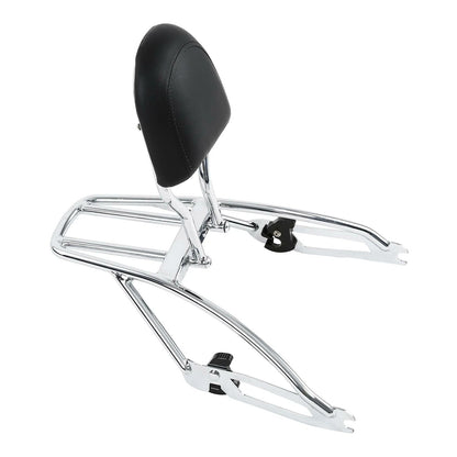 2X Luggage Rack Backrest Pad for Harley Street 500 XG750 (2015–2020) Chrome