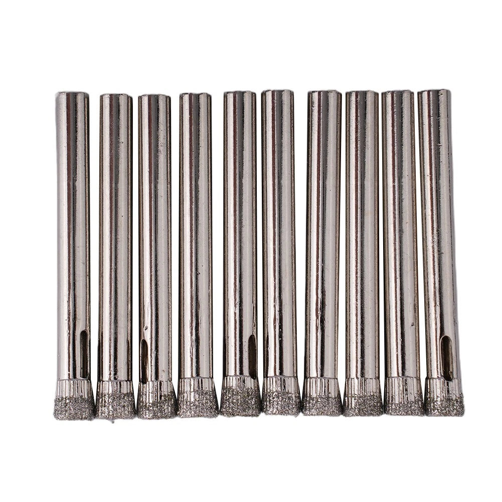 10Pcs 6mm Diamond Hole Saws for Tile, Ceramic, Glass