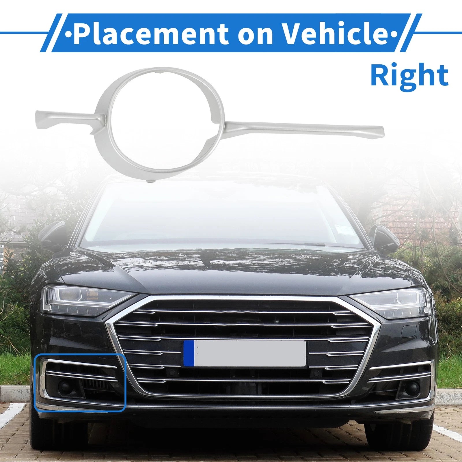Front Right Fog Light Grill Replacement for BMW X6 (2008–2014)