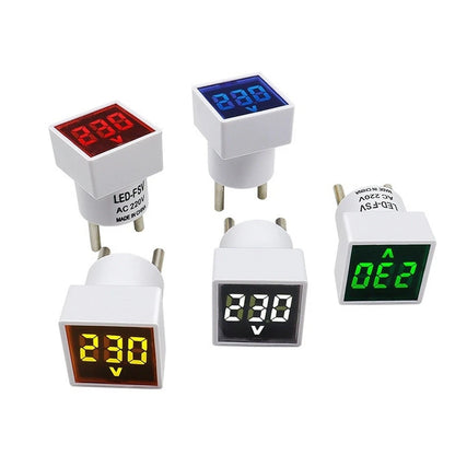 Home AC Voltmeter with LED Display 220V Input 50-500V Measurement Range