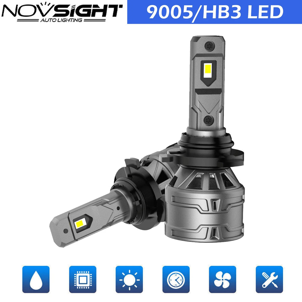 2X 9005 HB3 LED Headlight Bulbs for 6500K