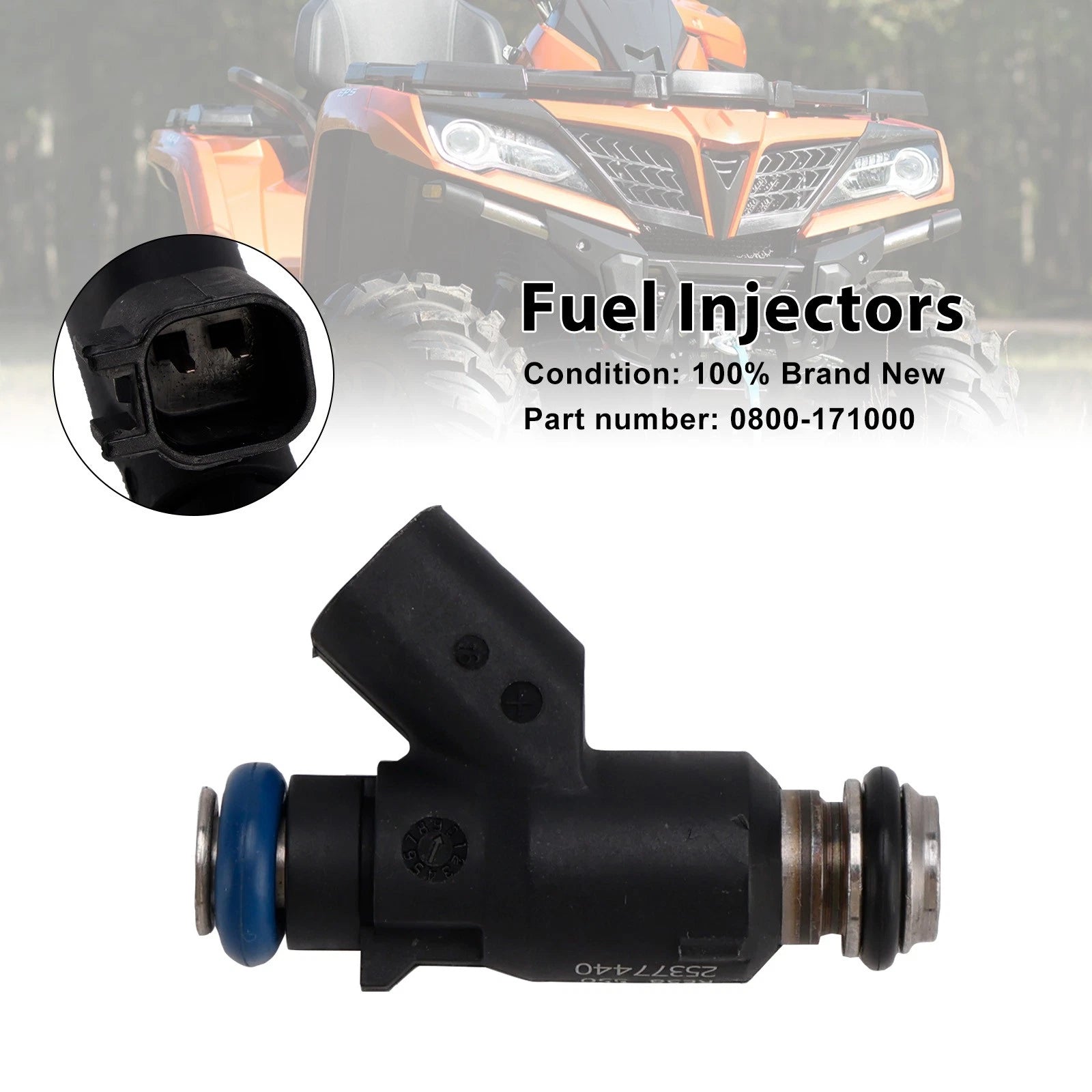 Set of 4 Fuel Injectors for CF-Moto X8 ZFORCE 800 CFORCE 800 (0800-171000)