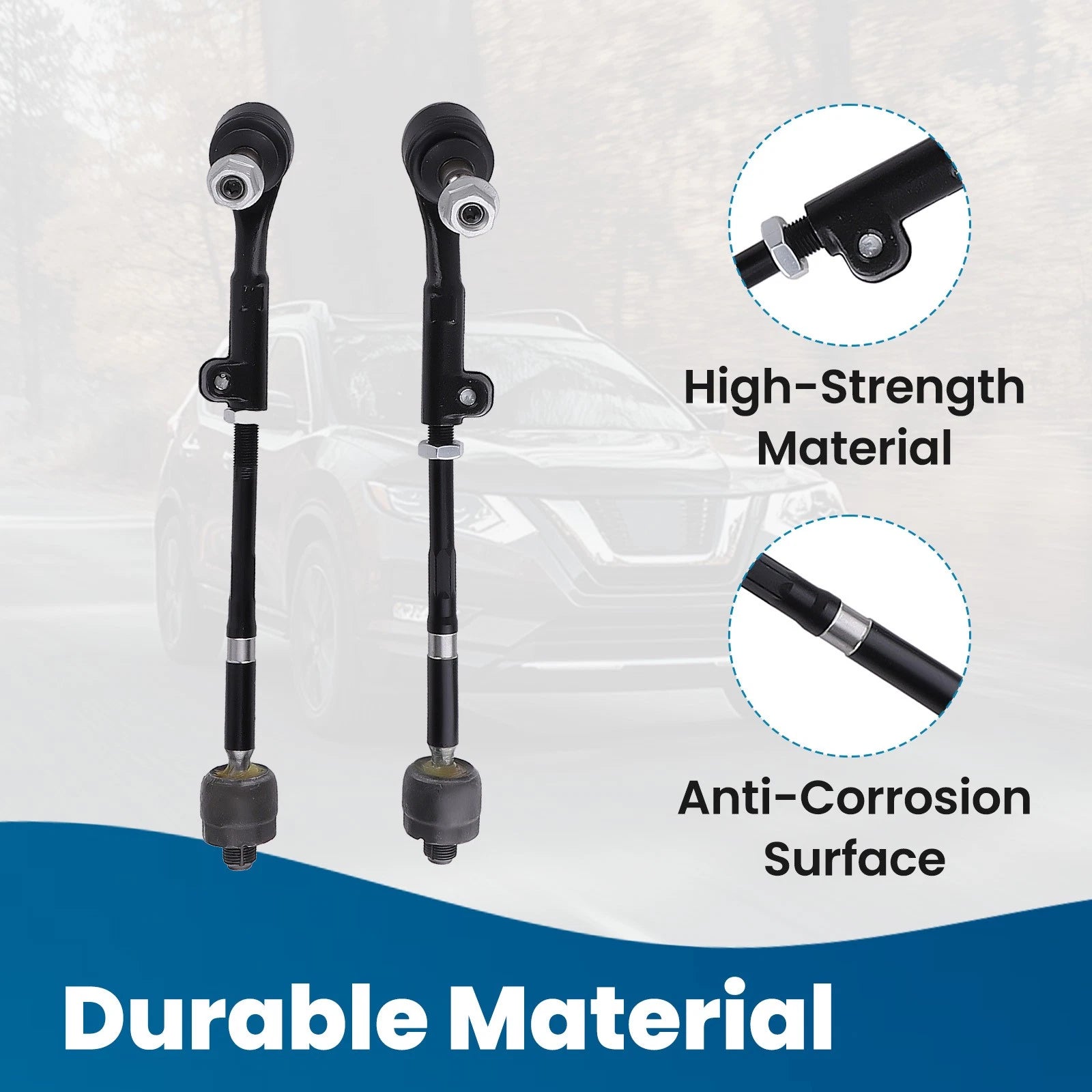 8pcs Front Control Arm Ball Joint Sway Bar Link Tie Rods for BMW E90 (2006–2013)