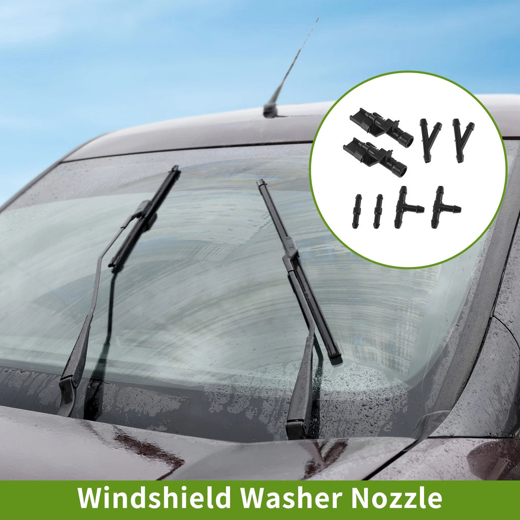Windshield Washer Nozzle with Hose Connector for Honda Civic (2006–2019)