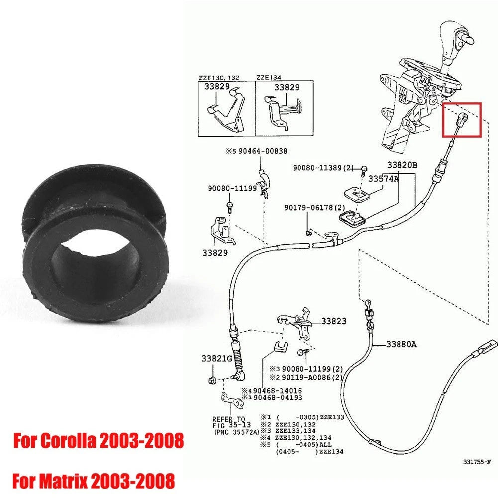 Shift Cable Bushing for Toyota (33820-02370B)