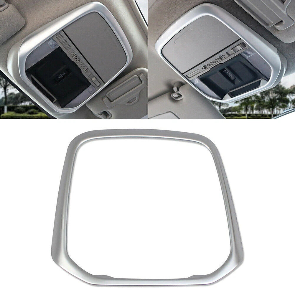 Front Reading Light Cover Frame Trim for Subaru Forester (2019–2020) Matte Silver