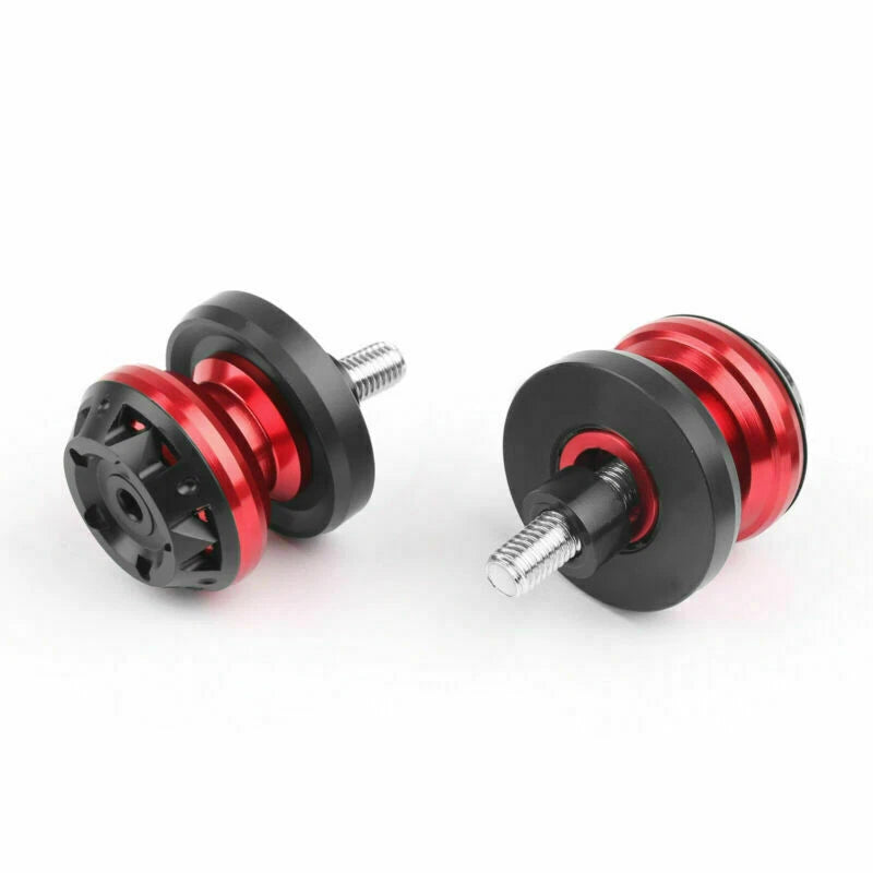 8mm Swingarm Sliders Spools for Honda CBR, Suzuki GSXR, SV, Ducati 996, 1098 (All Years)