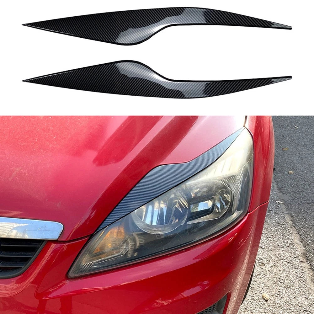 Carbon Fiber Eyebrows Trim for Ford Focus MK2 (2005–2011)