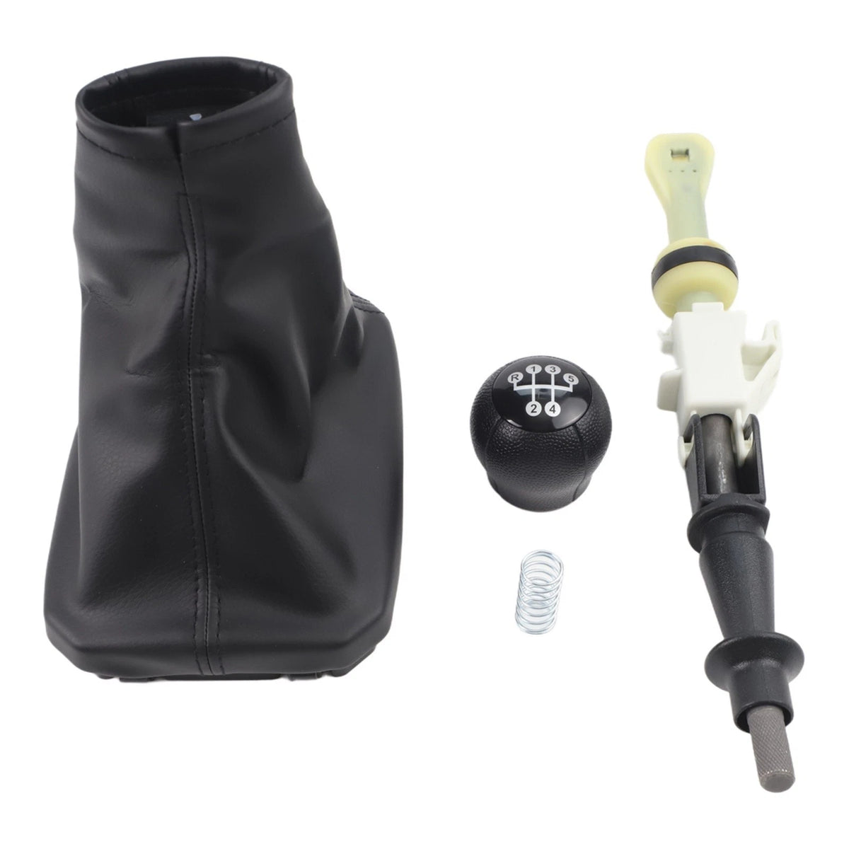 Leather Shift Knob for Opel Corsa C (2000–2006) 5 Speed Manual Transmission