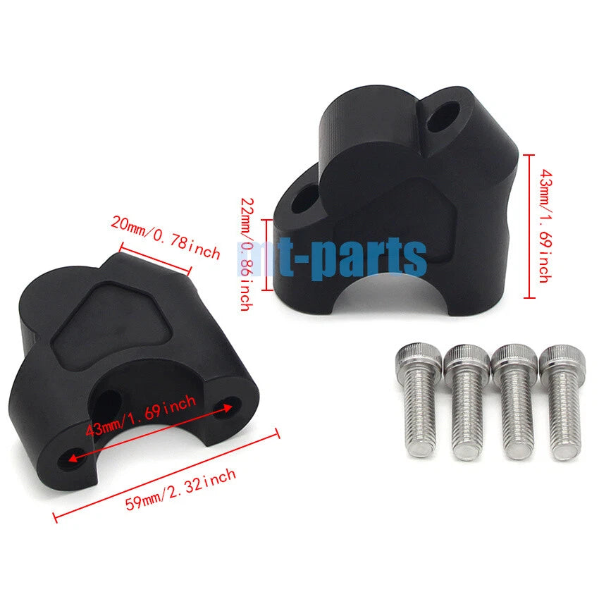 Handlebar Risers Mount Clamp for Honda CB500X (2019–2020)