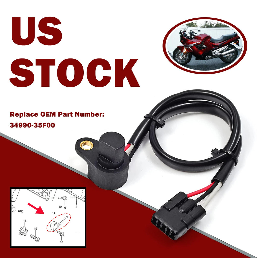 Speedometer Speed Sensor for Suzuki GSXR600 GSXR750 GSXR1000 GSF1200 GSX1300 (2001–2023)