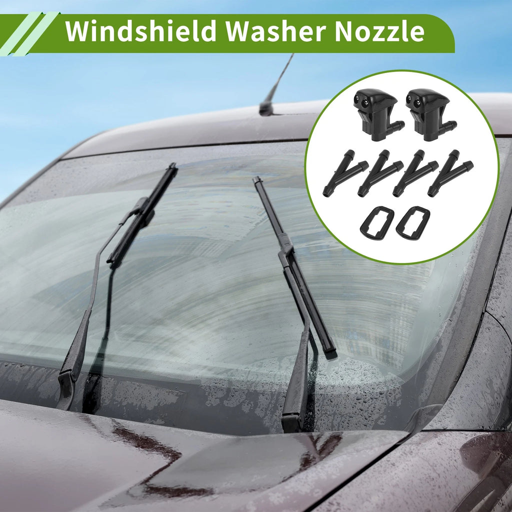 Windshield Washer Nozzle with Hose Connector for Toyota (2010–2018)