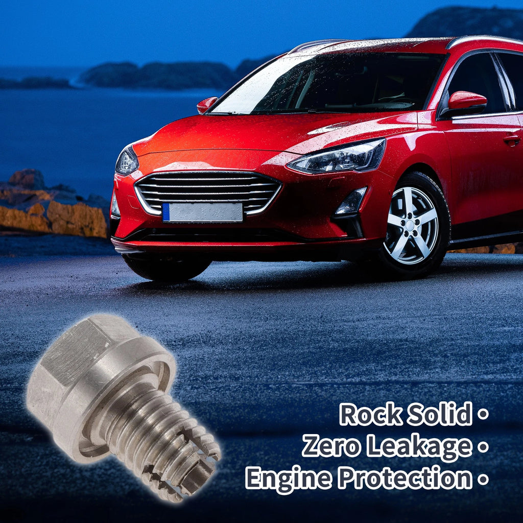 M12.1x1.75 Oil Drain Plug for Universal Applications (Hex Key, 2xRubber Washers)