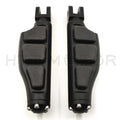 Black Flat Wing Footpegs for Harley FXBB FXBR FXBRS FXLR (2018–Present)