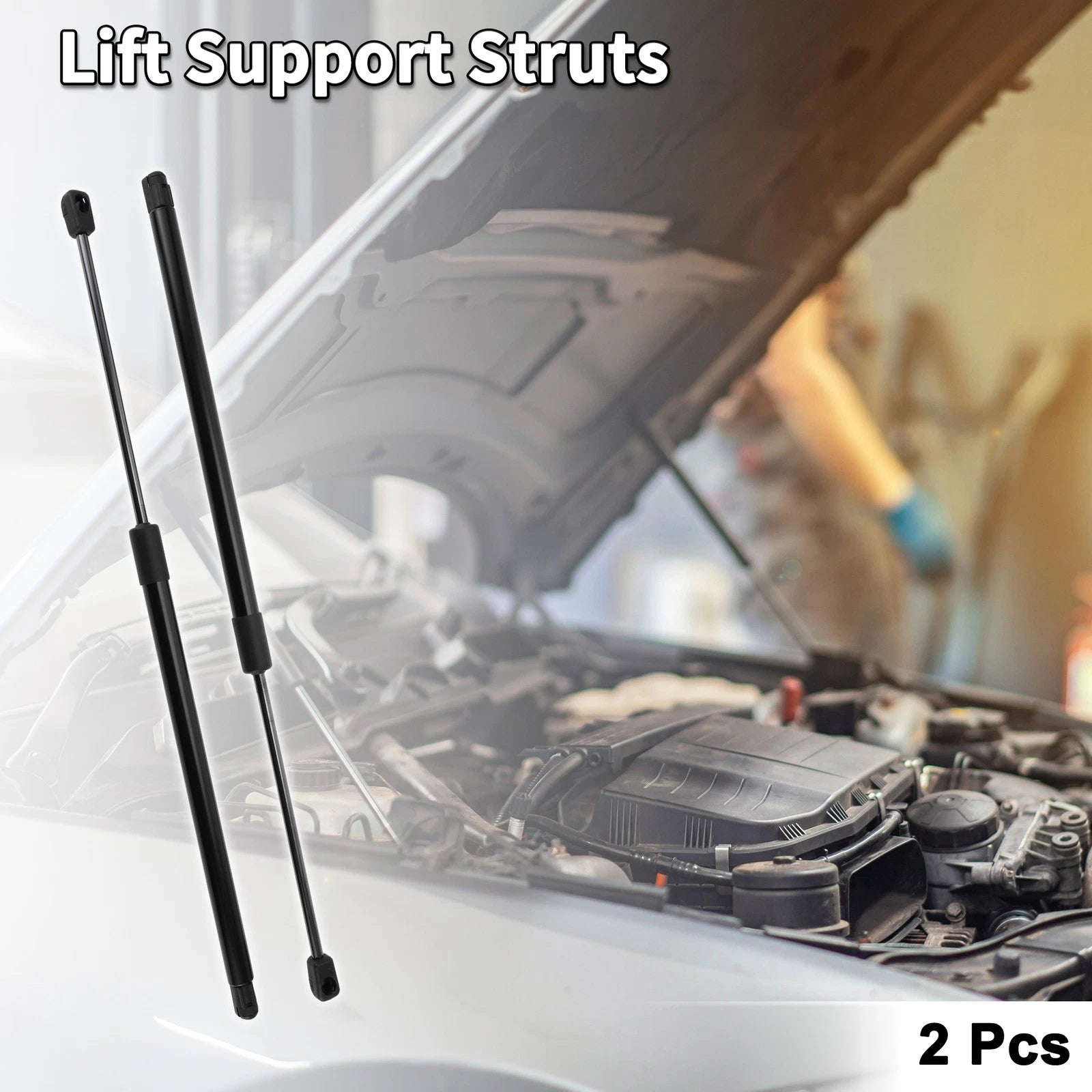 Front Hood Lift Supports Struts Gas Spring Replacement for Chevrolet Impala (2006–2013)