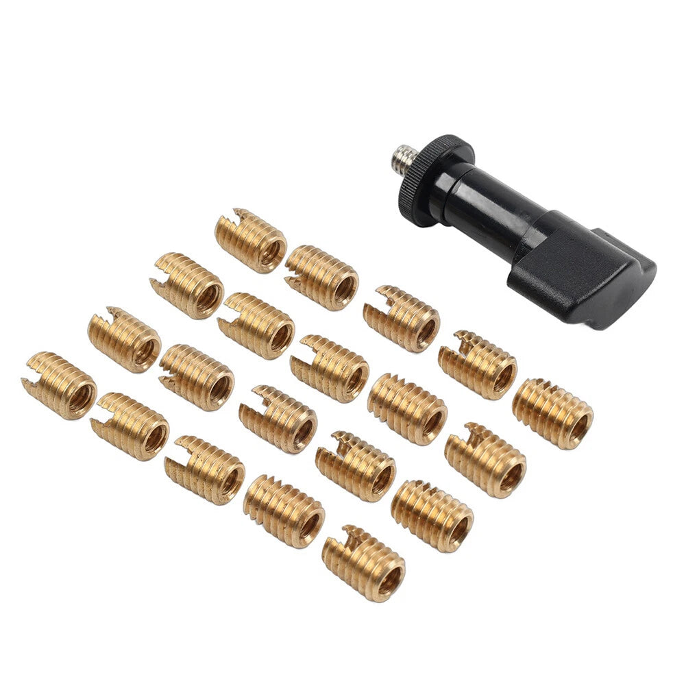 20pcs Batwing Fairing Brass Thread Inserts for Harley Touring (1997–2013)