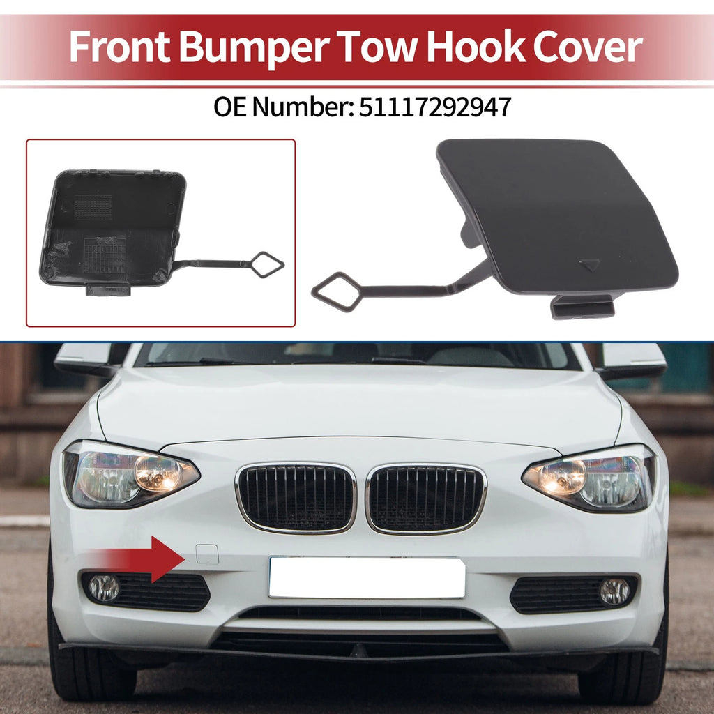 Front Tow Hook Cover Cap Replacement for BMW F20 1 Series (2012–2019)