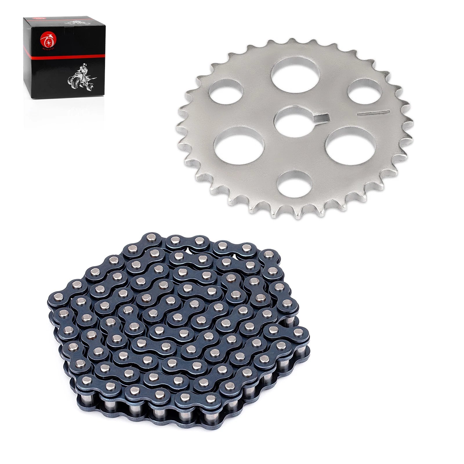 Camshaft Timing Chain & Gear Sprocket for Yamaha Warrior 350 YFM350X (1989–2004)