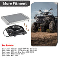 Aluminum Radiator & Cooling Fan for Polaris Sportsman 700 800 EFI (2004–2014)