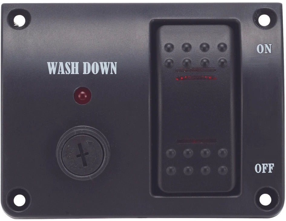 Deck Wash Rocker Switch Panel for Marine (12V) - LED Controller