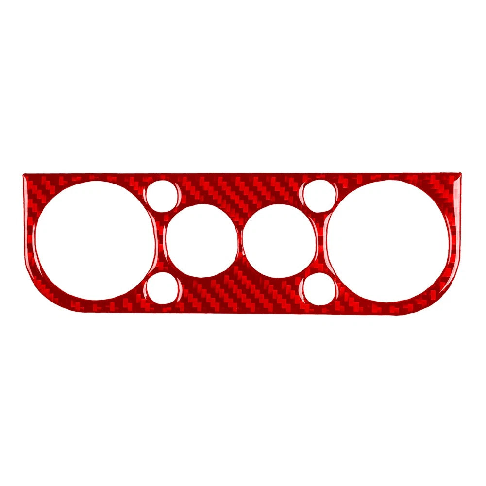 Red AC Climate Control Panel Cover Trim For BMW 3 Series E36 1991-1999