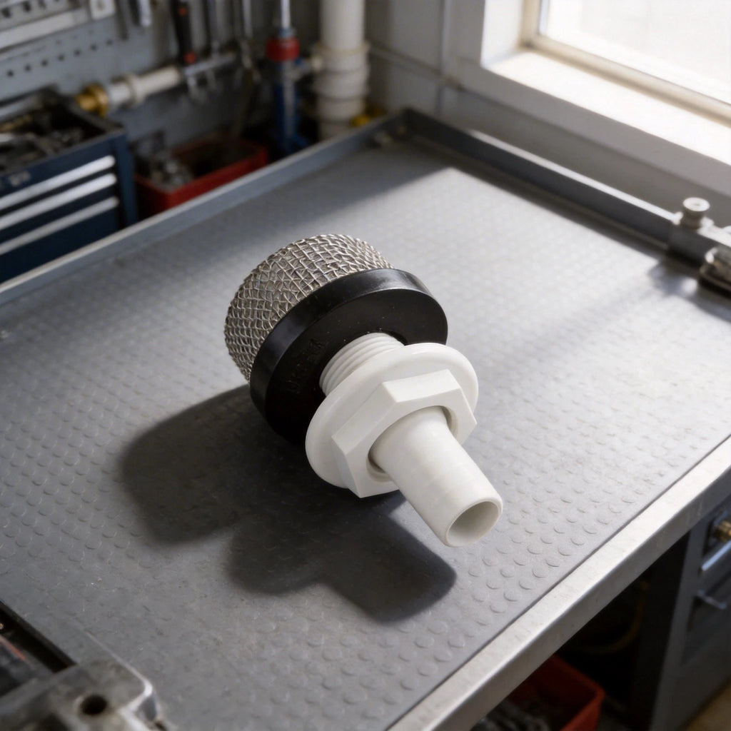 Thru Hull Connector for Marine Fish Tank (Streamlined Oxygenation)
