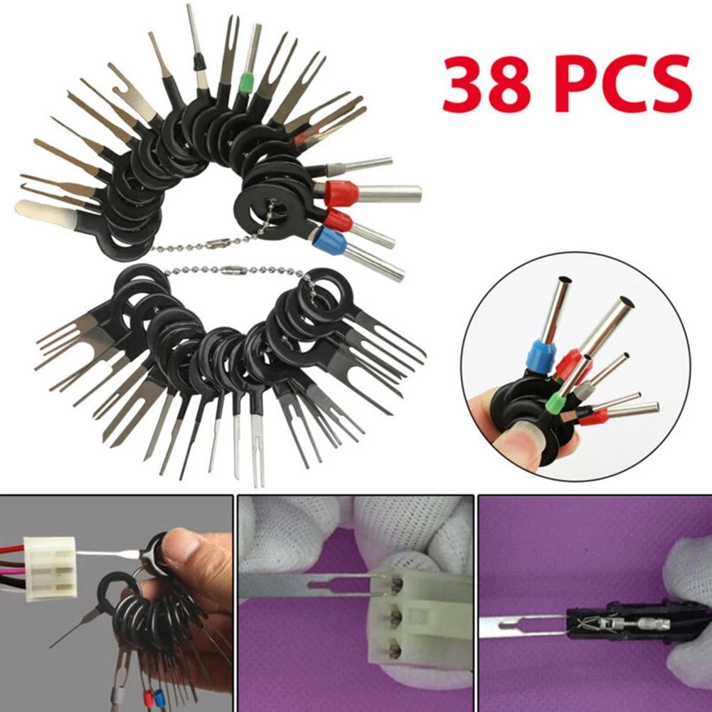 38pcs Terminal Removal Tool Set for Electrical Wire Connectors