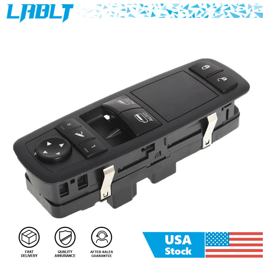 Front Left Master Power Window Switch for Dodge Ram 1500 (2011–2012) 8 Gang
