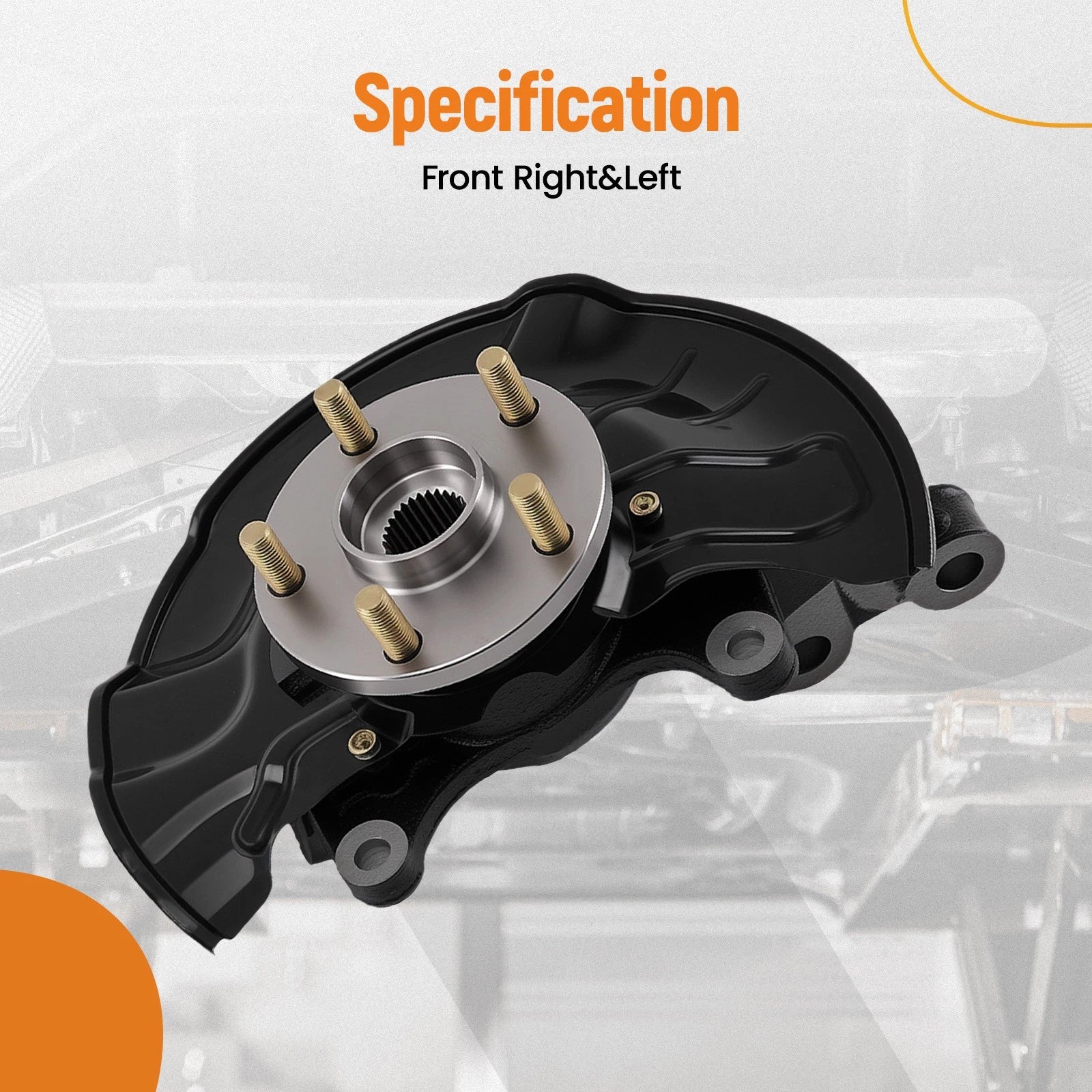 Front Steering Knuckle Wheel Hub for Toyota Corolla (2014–2018) Left Right