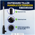 Tiller Extension Handle for Outboard & Trolling Motors (30")