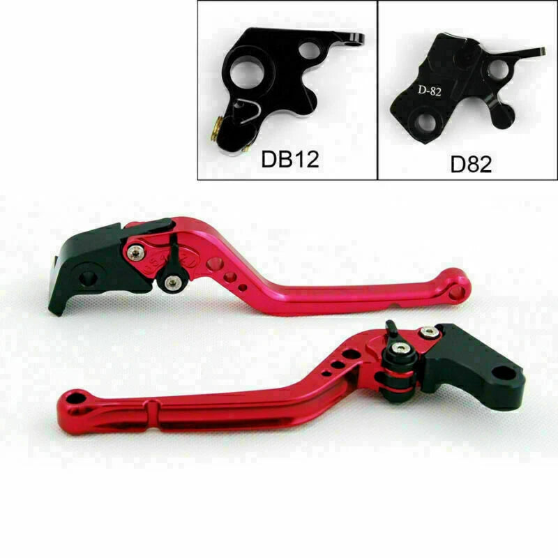 Long Brake Clutch Levers for Ducati Hypermotard 939/Strada (2016) Red T9