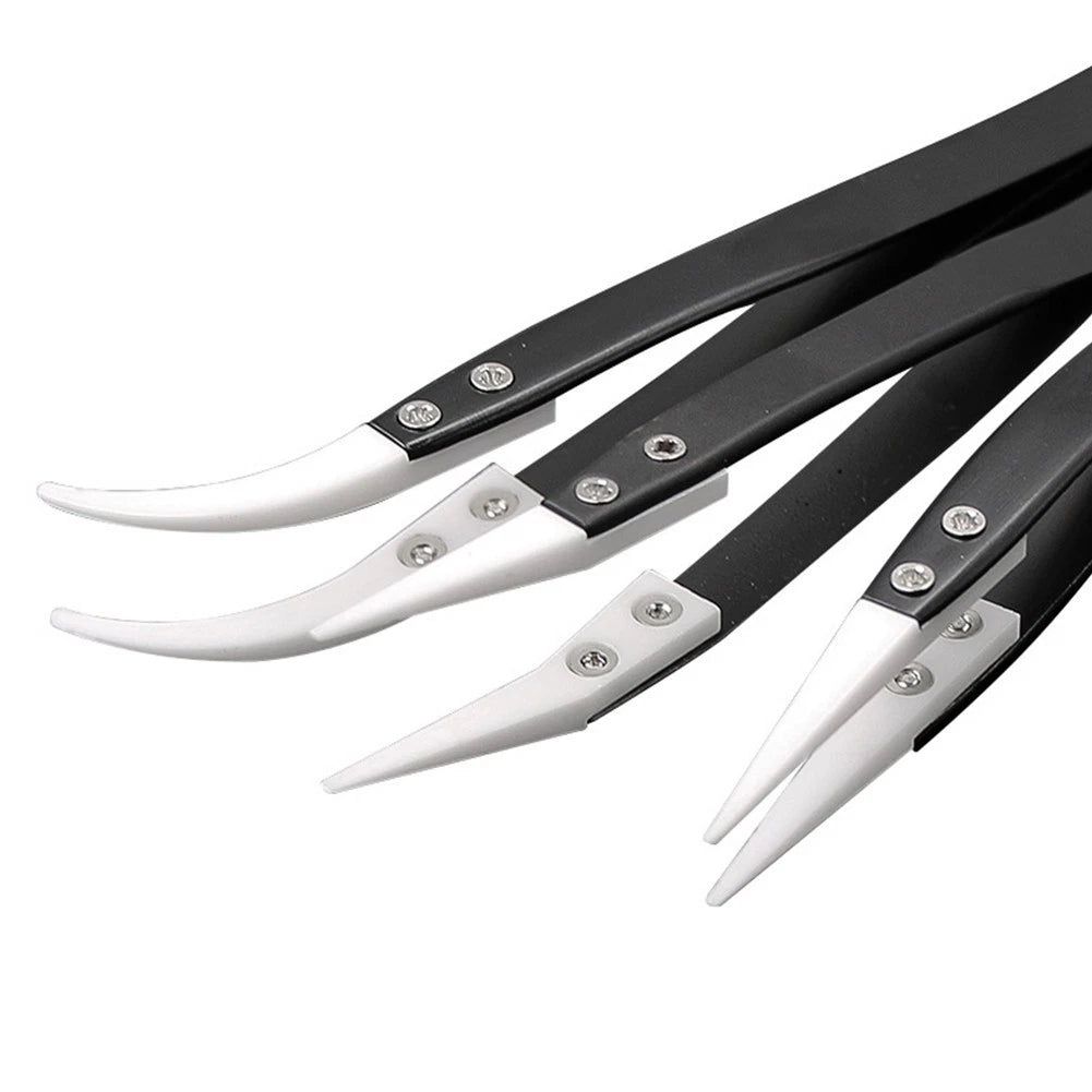 Anti-static Ceramic Tweezers for Industrial Use