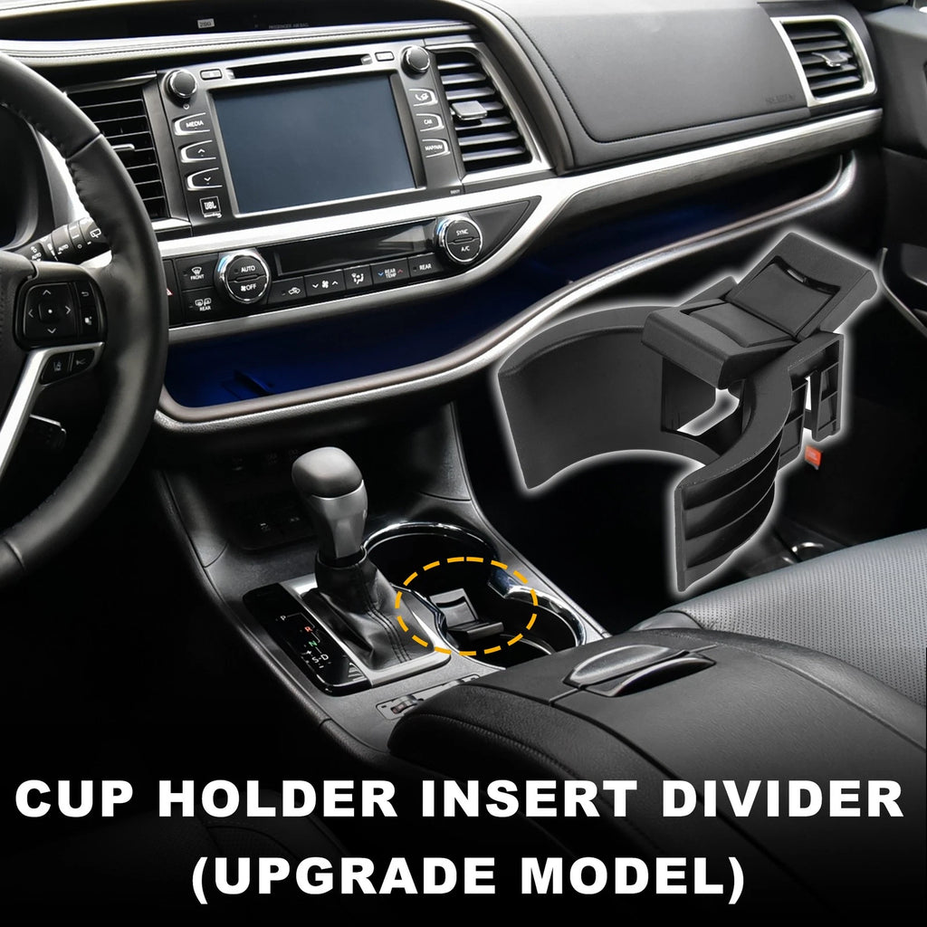 Cup Holder for Toyota Highlander Replacement Drink Holder Black (2014–2023)