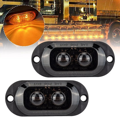 2X LED Side Marker Lights for Boat Trailer Applications