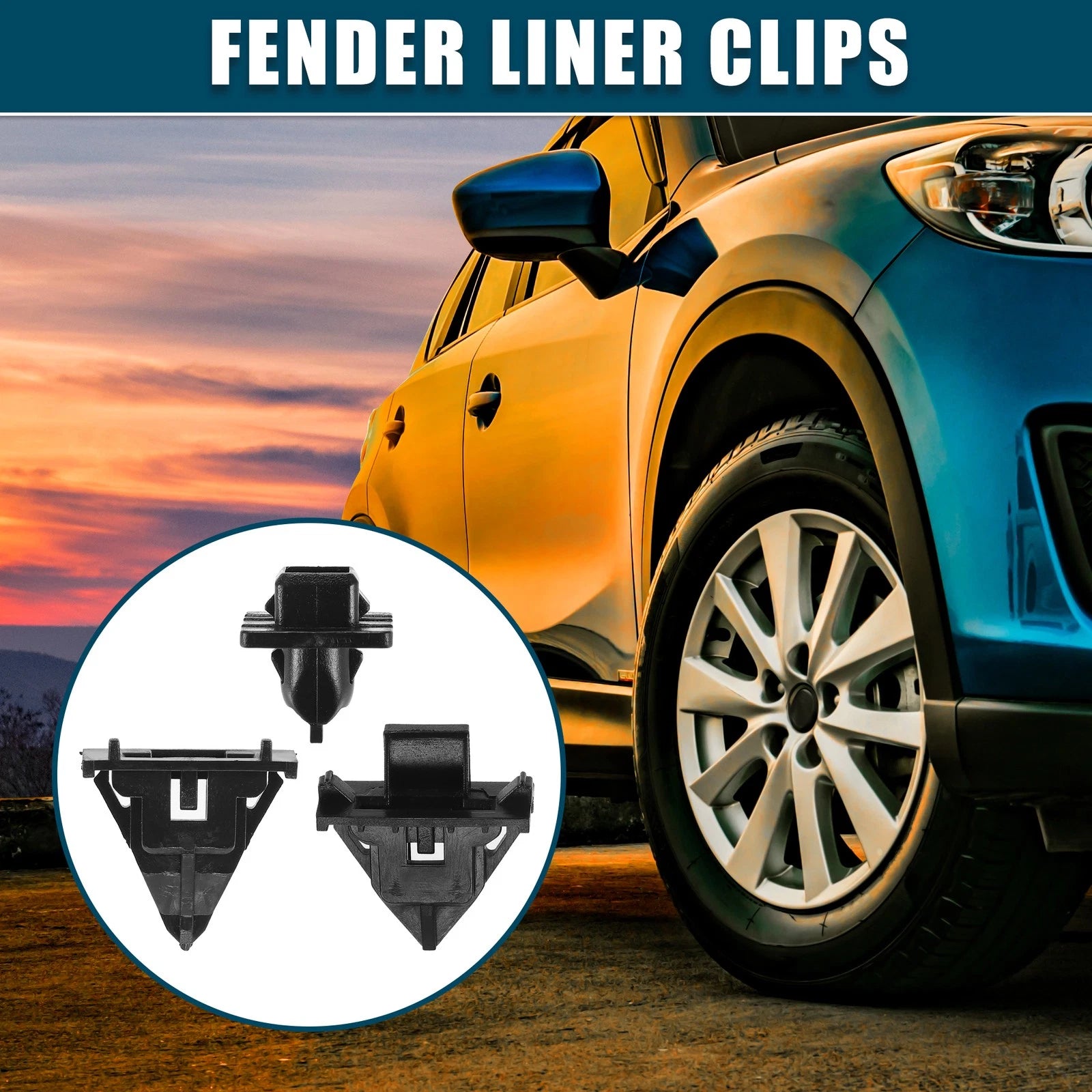 Fender Liner Clips Replacement Kit for Toyota FJ Cruiser (2007–2014)
