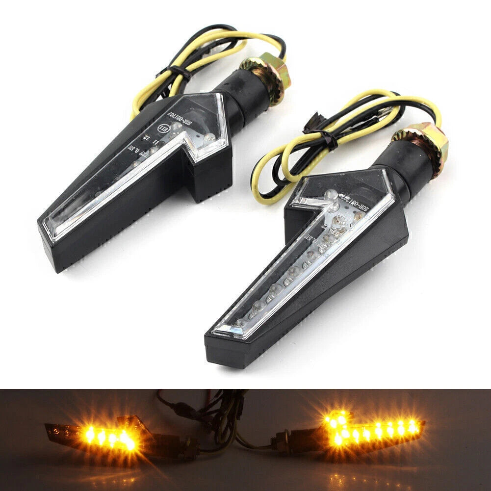 Turn Signal Lights Indicators Lamp Fit Custom Touring 10mm Bolt Universal mo