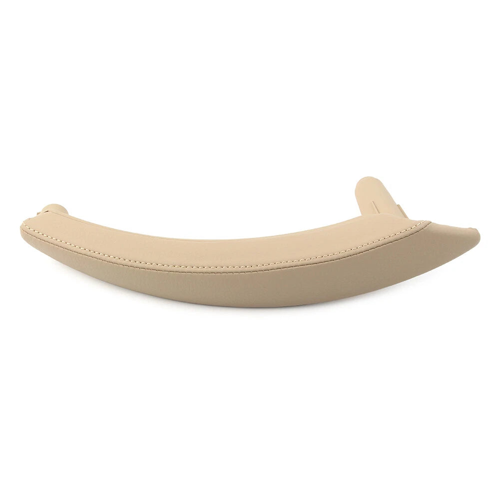1 Pcs Beige Door Trim Pull Handle Right Side Real Leather for BMW X5 X6 (2007–2013)
