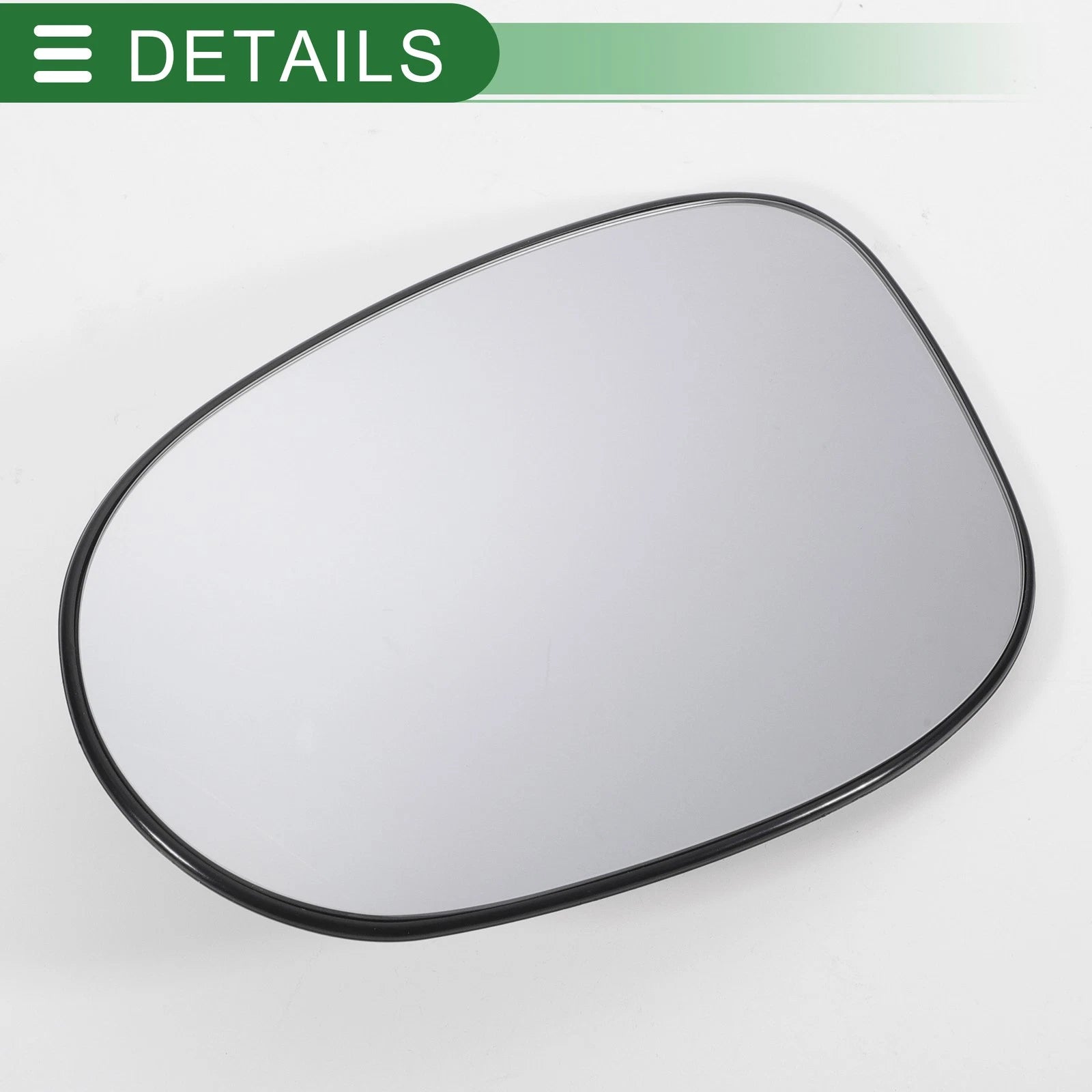 Left Side Mirror Glass Convex Non-heated Replacement for Ford Ka (2008–2017)