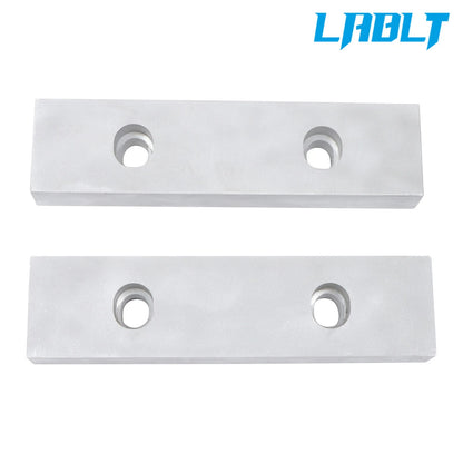 Set of 2 Aluminum Machinable Soft Jaws for 6" Mill Vises